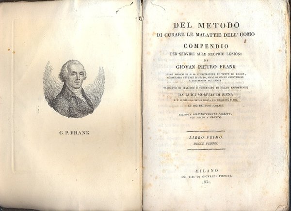 Del metodo di curare le malattie dell'uomo. Compendio per servire …