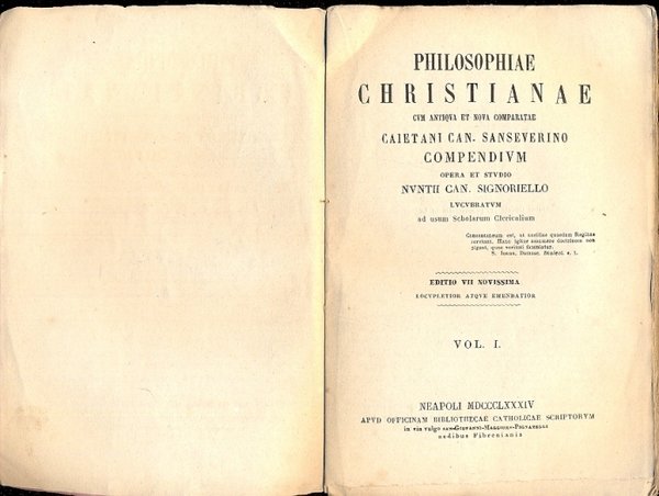 Philosophiae Christianae cum antiqua et nova comparata. Opera et studio …