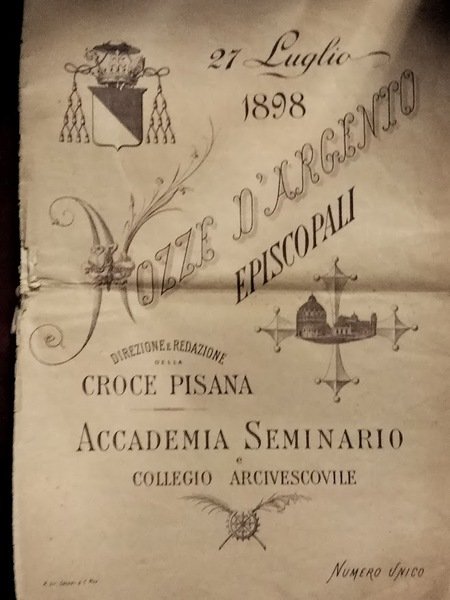 Omaggio a Monsignore Ferdinando Conte Capponi, per le Nozze d'Argento …