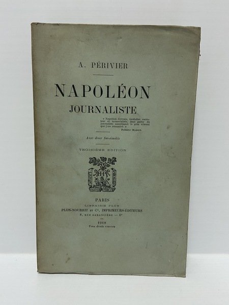 Napoleon Journaliste | Immagine Gallery 1