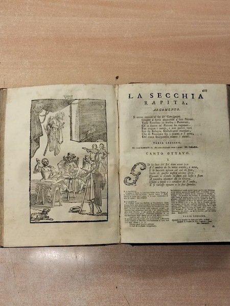 La Secchia Rapita. Poema eroicomico. Colle dichiarazioni di Gaspare Salvini. …