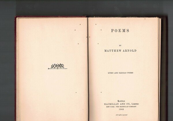 Poems. Lyrici and elegiac poems.