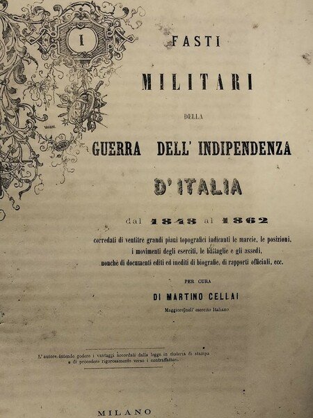 I Fasti Militari della Guerra dell'Indipendenza d'Italia dal 1848 al …
