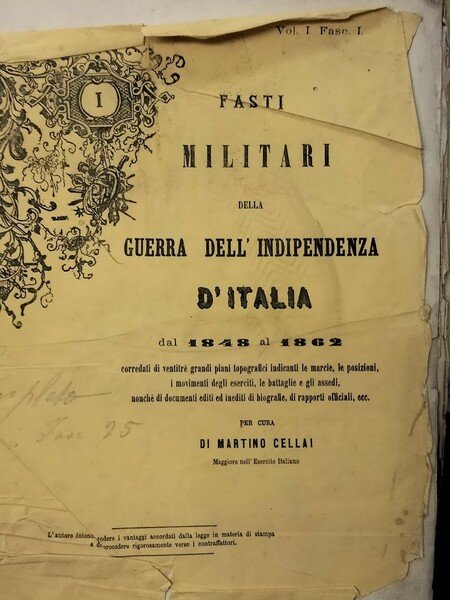 I Fasti Militari della Guerra dell'Indipendenza d'Italia dal 1848 al …