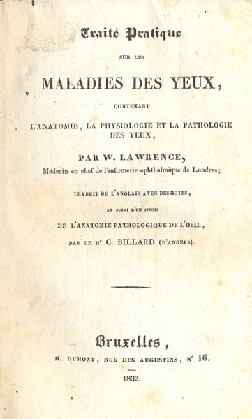 Traite pratique sur les maladies des yeux , contenant l'anatomie, …