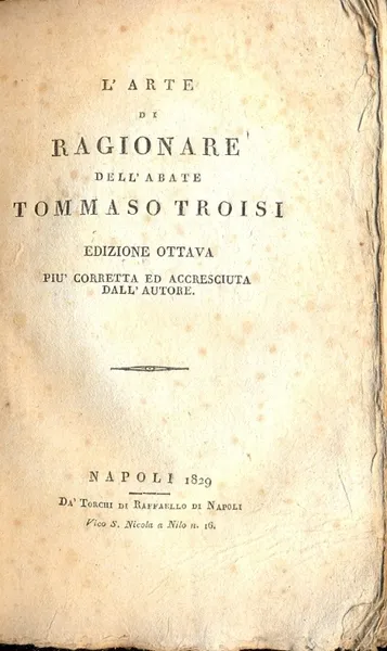 l'Arte di Ragionare. | Immagine principale