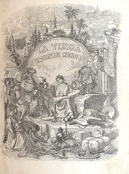 La tierra. Descripcion geografica y pintoresca de las cinco partes …