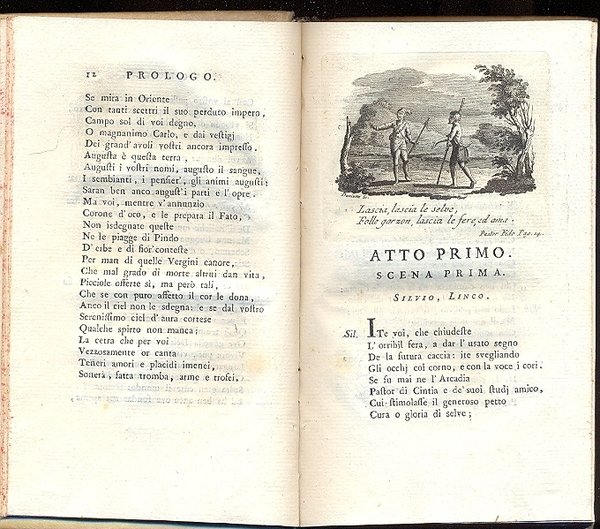 Pastor Fido di Guarini; Euridice di Rinuccini (Parnaso italiano).