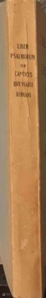 Liber Psalmorum cum canticis breviarii romani.