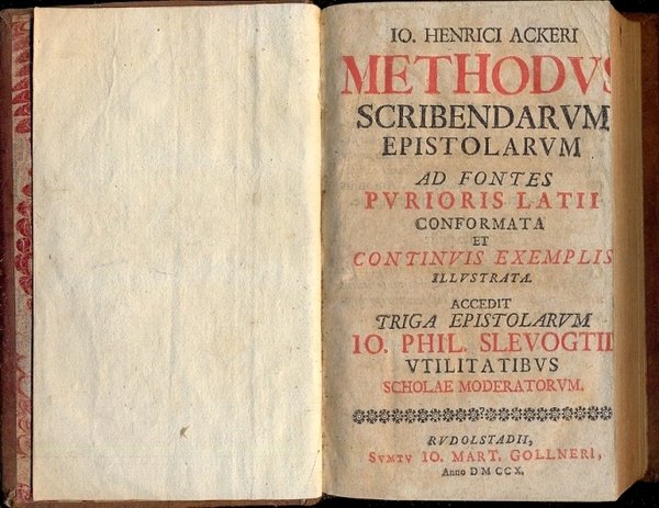 Methodus scribendarum epistolarum ad fontes purioris latii conformata et continuis …