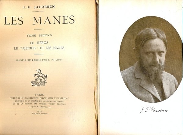 Les Manes. Traduit du Danois par E. Philipot avec une …