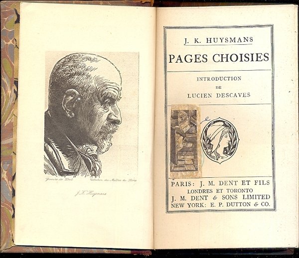 Pages choises. Introduction de Lucien Descaves. | Immagine Gallery 2