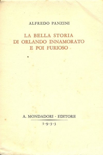 La bella storia di Orlando innamorato e poi furioso.