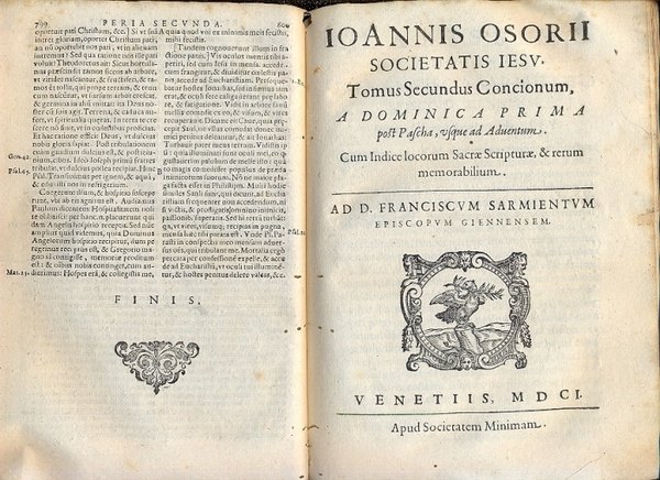 Concionum. Cum Indice locorum Sacrae Scripturae, & rerum memorabilium.