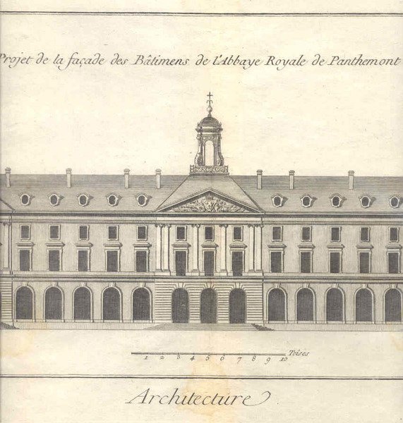 Architecture. Elevation du projet de la facade des Batimens de …