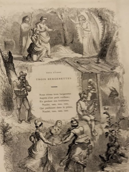 Vieux Noels illustres . Airs primitifs recueillis et arranges pour …