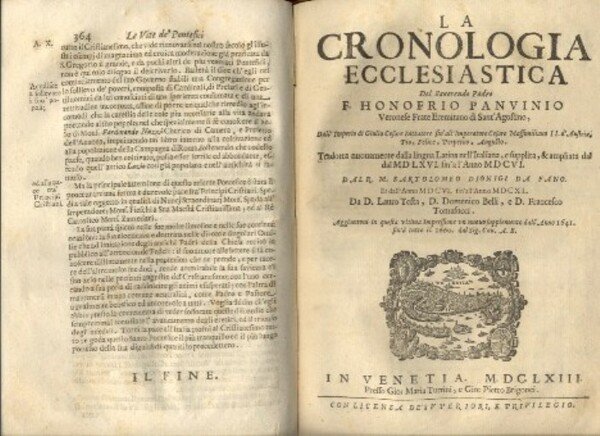 Le Vite dei Sommi Pontefici, dal Salvator Nostro sino a …