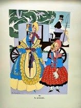 La toilette feminine et les bibelots de l'Epoque Romantique.