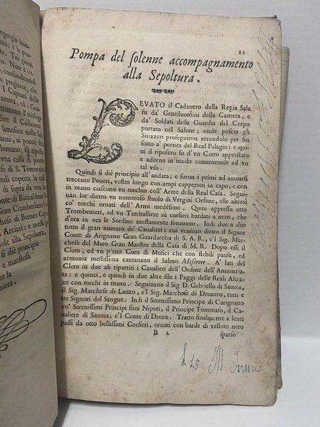 Funerali di Carlo Emanuele II. Malattia e morte esemplare di …