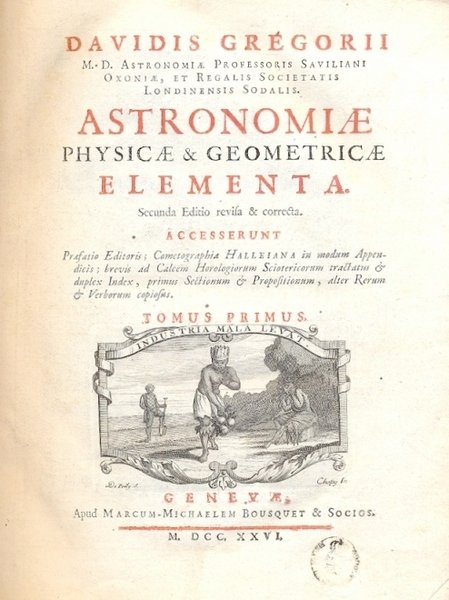 Astronomiae physicae & geometricae elementa.