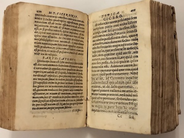 Topica Marci Tul. Ciceronis ad C. Trebatium. Cum Anitii Manlii …