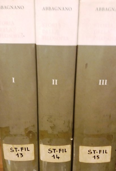 Storia della filosofia.