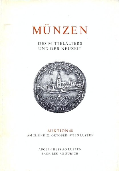 Munzen des mittelalters und der neuzeit: Grossere Serien Schweiz, Belgien, …