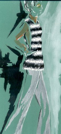 Bozzetto sartoriale. Completo pantaloni.