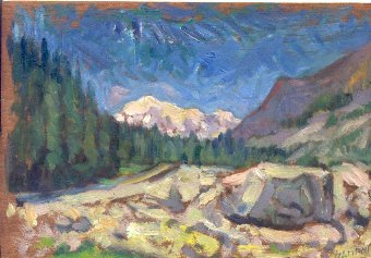 Monte Bianco da Lillaz.