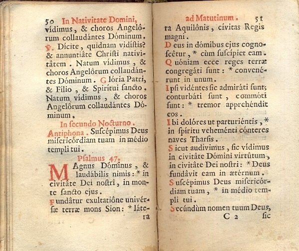 Officium in Festo Nativitatis Domini, secundum Misssale e Breviarium Romanum.