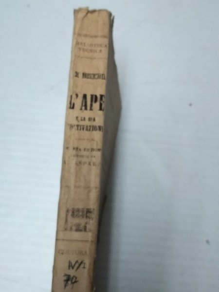 L'ape e la sua coltivazione nell'arnia orizzontale a soffitta e …