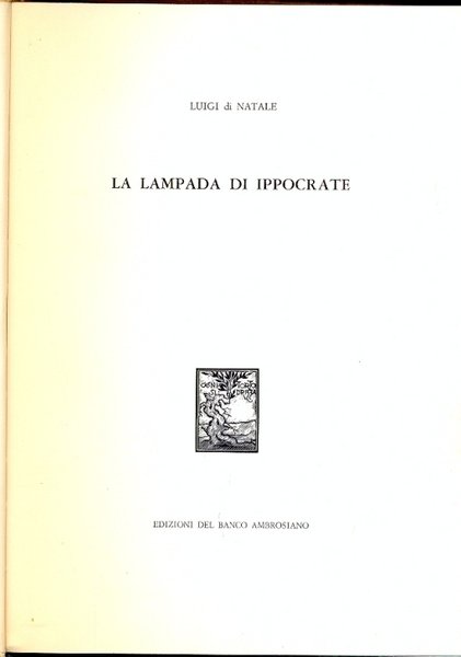 La Lampada di Ippocrate.