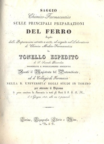 Opera miscellanea contenente numerosi saggi chimici su acidi , minerali …