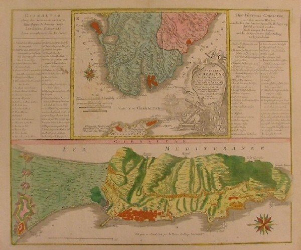Castellum Gibraltar in Andalusia situm, cum celebri Freto inter Europam …