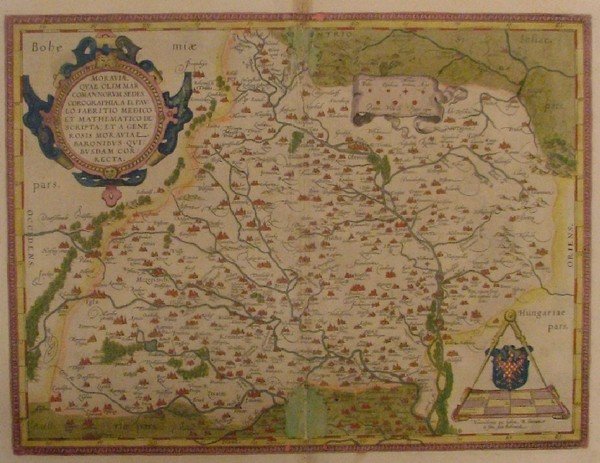Moraviae quae olim Marcomannorum sedes, corographia, A. D. Paulo Fabritio … | Immagine Gallery 1