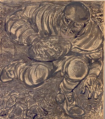 Fuga verso la meta, Rugby. Omaggio a Prevert.