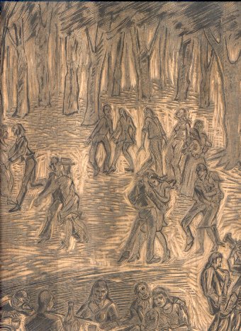 Festa nel bosco. Sinfonia di mani con strumenti.