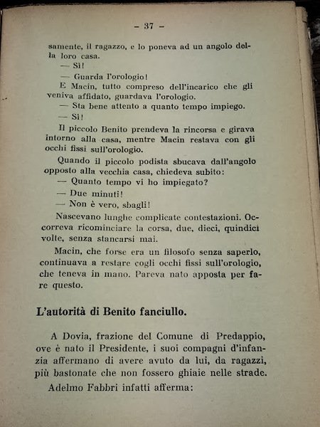 Il volo dell'Aquila da Predappio a Roma.