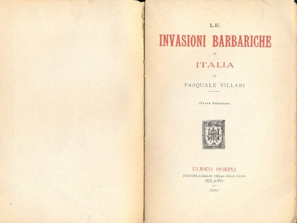 Le invasioni barbariche in Italia.
