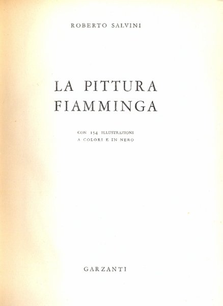 La pittura fiamminga.