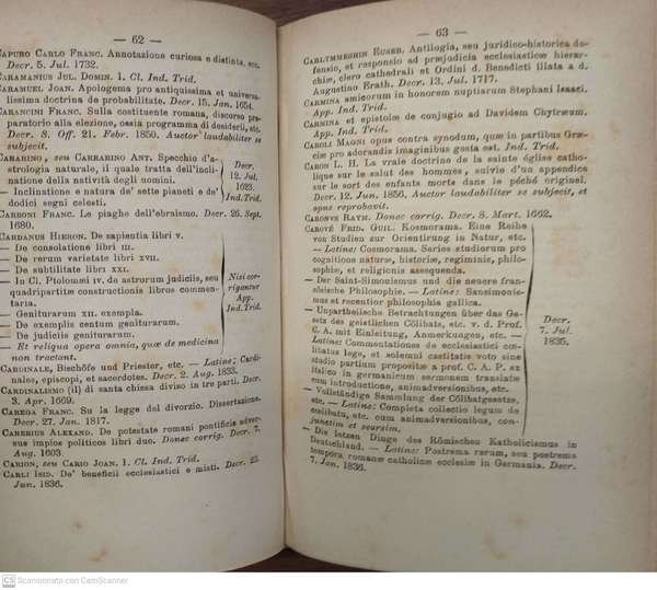 Index librorum prohibitorum , Sanctissimi Domini Nostri Leonis XIII Pont. …