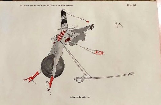Le avventure straordinarie del Barone di Munchhausen. Illustrazioni di Enrico …