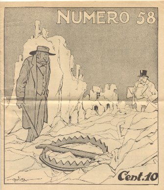 Numero. Settimanale umoristico illustrato. N. 58 del 1915.