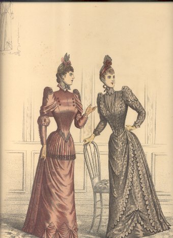 Les toilettes modeles. N. 197.19.90. Exposition Universelle 1889.