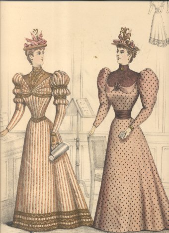 Les toilettes modeles. N. 592 3 93. Exposition Universelle 1889.
