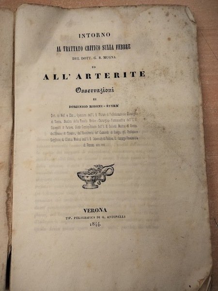 Intorno al trattato critico sulla febbre del dott. G. B. …