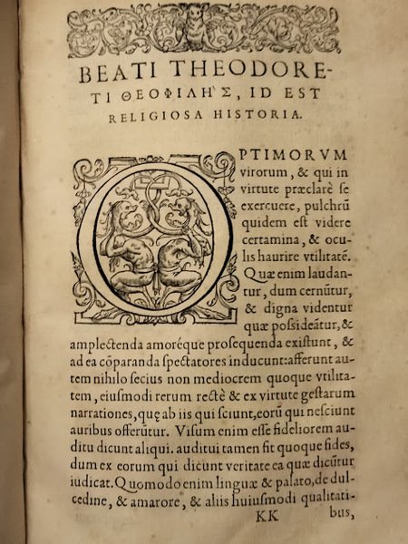 Palladii Divi Evagrii discipuli lausiaca quae dicitur historia, et Theodoreti …