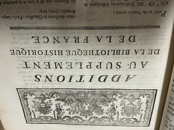 Bibliotheque historique de la France, contenant le catalogue des ouvrages, …