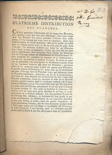 Histoire universelle du regne vegetal,. Distribution des planches du traite …