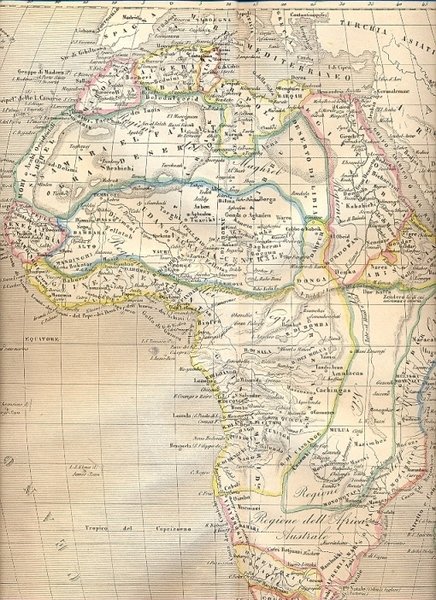 Carte geografiche tratte dall'Atlante di Geografia Universale Cronologico, Storico, Statistico …